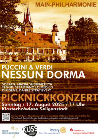 Plakat des Picknickkonzertes 2025