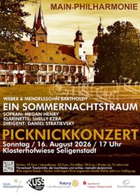 Plakat des Picknickkonzertes 2026