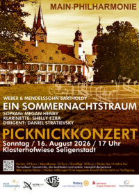 Plakat des Picknickkonzertes 2026